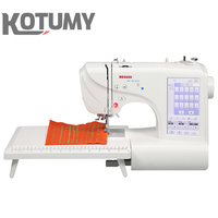 Machine à coudre domestique multifonction couture broderie mécanique petit ordinateur Machine à broder 7 "écran tactile LCD