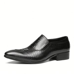 Chaussures habillées pour hommes en cuir véritable faites à la main à bout carré, modèle 2025, nouvelle collection, qualité supérieure, les plus vendues, pour les loisirs et les affaires - Product Image 3