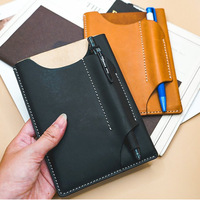 Carnet de notes professionnel personnalisé avec logo, couverture en cuir, journal de réunion, étui avec boucle pour stylo, bloc-notes portable, housse de protection