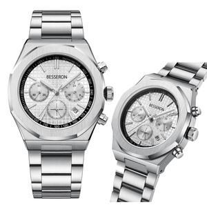 นาฬิกาควอตซ์กันน้ำคุณภาพสูง ดีไซน์มินิมอล สำหรับผู้ชาย ตัวเรือนสแตนเลส 316L เครื่องญี่ปุ่น ดีไซน์พรีเมียม ผลิตในประเทศจีน - Product Image 5