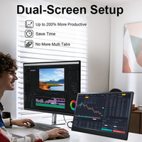 Nouvel écran portable 15,6 pouces FHD 1920*1080, moniteur de jeu LCD IPS USB Type-C pour ordinateur portable