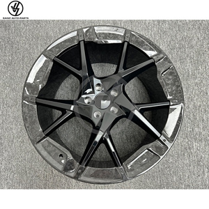 New Car Racing Forged Aluminum Alloy <b>Wheels</b> 20-24 Inch Forged Carbon Cover Black Finish Multi-<b>Spoke</b> Design for URUS - Product Image 5