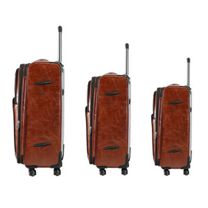 Liquidation vente à la mode coque dure bagage à main chariot sac de voyage petites valises à bagages en cuir avec poche pour ordinateur portable - Product Image 2