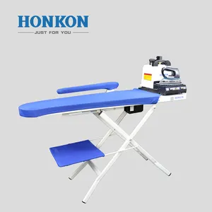 Honkon HK -1800 máquina de plancha de Vapor Eléctrica plancha de vapor industrial máquina de planchar con mesa de planchar