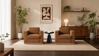 Ensemble de canapés modulaires Chesterfield de bureau en cuir synthétique moderne de luxe
