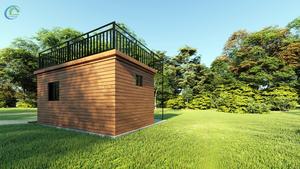 Hotel prefabbricato Villa prefabbricata Hous Mobile VIP Galaxy <span class=keywords><strong>vendita</strong></span> personalizzare finestra a parete vetro di addestramento <span class=keywords><strong>casa</strong></span> contenitore di lusso - Product Image 6