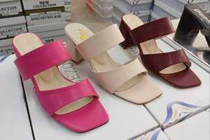 <b>WOMEN'S</b> DAILY SANDALS <b>SLIPPERS</b> WITH STONES shoes 5 CM 36-40 Made in Turkiye - Product Image 3