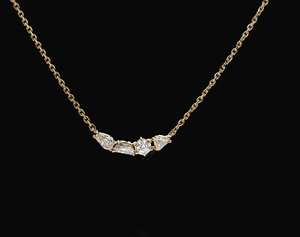 Collar con Colgante de Diamante Cultivado en Laboratorio para Mujer, Oro, Oro Rosa, Oro Blanco, Plata, Joyería de Diseño Elegante y de Lujo - Product Image 1