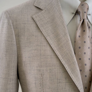 Người Đàn Ông Của Tùy Chỉnh Kinh Doanh Phù Hợp Với 2-Mảnh Thiết Lập Mỏng Phù Hợp Với Vá Túi Cộng Với Kích Thước Dây Kéo Bay Thoáng Khí Vải Len Thực Hiện Đo - Product Image 3