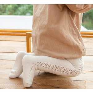 <span class=keywords><strong>Calcetines</strong></span> de Malla Suave para Bebés, <span class=keywords><strong>Calcetines</strong></span> hasta la Rodilla Transpirables para <span class=keywords><strong>Niñas</strong></span>, <span class=keywords><strong>Calcetines</strong></span> de Punto con Lazo para Niños de 0 a 5 Años - Product Image 5