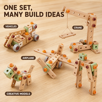 Coffret de jeu d'assemblage éducatif pour enfants : Boîte à outils de réparation de simulation avec perceuse électrique, tournevis et jeu de vis en plastique