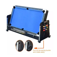 Alta calidad Rotary 4 en 1 Multi juego Air Hockey Table Tennis Billar Mesa de billar