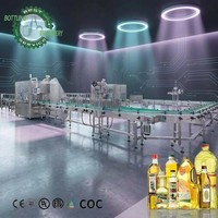 Unidad de Llenado de Aceite Rotativa de Grado Profesional 3000-25000 BPH para PET, Aceite Comestible de Palma y Girasol, con Soplado de Botellas y Control de Peso