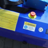 Tondeuse à gazon robotisée télécommandée de qualité industrielle et DIY, bleue, pour l'agriculture et le jardin