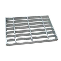Grille de sol extérieure en acier durable avec tôle galvanisée pour système de drainage d'entrepôt et d'atelier - Résistante à l'eau et au feu