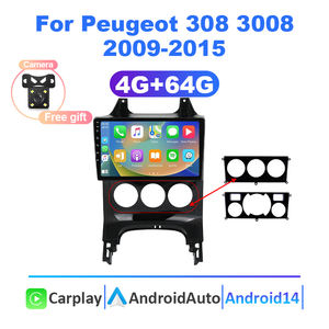 Autoradio Carplay Android 14 Auto Multimedia lettore DVD per <span class=keywords><strong>Peugeot</strong></span> 308 <span class=keywords><strong>3008</strong></span> 2009 2015 di navigazione GPS Central Control Unit - Product Image 5