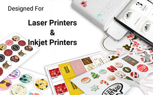 Printable Full <strong>Color</strong> A4 Blank Waterproof Self <strong>Adhesive</strong> Glossy / Matte / Clear Film Sheet Flexography <strong>Vinyl</strong> Sticker Label Paper - Product Image 6