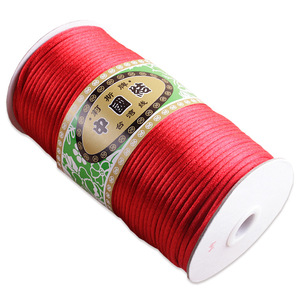 حبل حرير كوري 500 جرام/لفة، حجم كبير، 1.5/2/2.5/3 مم، حبل للعقدة الصينية، حبل مجدول لصنع المجوهرات - Product Image 4