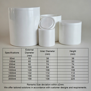 Pot de broyage en céramique industrielle en zircone pour broyeur à billes planétaire Pièces en céramique réfractaire - Product Image 2