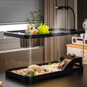 Ecosistema Todo en Uno con Luz Clip <span class=keywords><strong>y</strong></span> Filtro Integrado | Acuario de Micro-Paisaje <span class=keywords><strong>para</strong></span> Tortugas, Peces <span class=keywords><strong>y</strong></span> Mascotas Acuáticas - Product Image 5