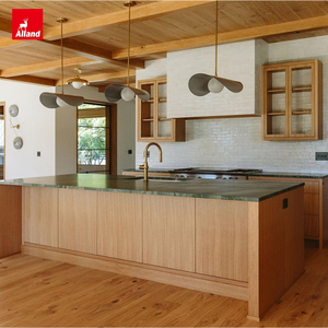 Allandcabinet, Famoso Fabricante Chino de Sistemas Modulares Completos de Gabinetes de Cocina Estilo Europeo con Tableros de Melamina con Aspecto de Madera, Isla de Cocina en Venta - Product Image 6