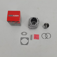 Ensemble cylindre-piston 52cc pour moteur de débroussailleuse, pièce de rechange