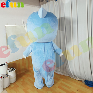 Efun quantité minimale de commande 1 PC haute qualité <span class=keywords><strong>dauphin</strong></span> mascotte costume taille <span class=keywords><strong>adulte</strong></span> marche effet animal mascotte costume à vendre - Product Image 6