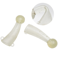 Protection anti-choc en silicone pour cornes de bétail, vache, bœuf, avec pince métallique réglable, protection pour cornes de veau, de taureau