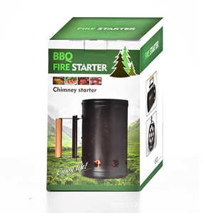 Outdoor Grill <strong>BBQ</strong> Rapid <strong>Coal</strong> Burner Fire Ignition Lighter <strong>Starter</strong> <strong>Bbq</strong> Charcoal Chimney <strong>Starter</strong> With Wood Handle - Product Image 6