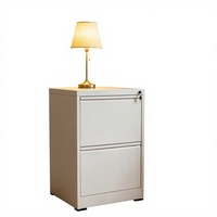 Armoire en acier à double porte avec rangement pour vêtements et armoire supérieure pour chambre à coucher, dortoir, bureau