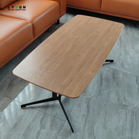 Mobilier de bureau design moderne Sofa de bureau sectionnel en cuir pour salle de directeur et PDG