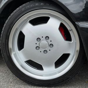 ล้อแม็กซ์อัลลอยด์ทรงแฮมเมอร์แท้ ขนาด 18 19 นิ้ว 5x112 สีเงินหรือขอบสีดำเงา สไตล์เรโทร สำหรับรถยนต์รุ่น <span class=keywords><strong>W124</strong></span> W140 R129 - Product Image 4