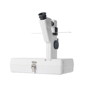 Manual Lensmeter with Adjustable Lens & Metal Clamp Base – White Portable <b>Optic</b> <b>Instrument</b>, Aist <b>Optics</b> - Product Image 1