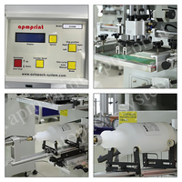 Máquina de Serigrafía Semiautomática para Botellas de Alta Calidad y Gran Tamaño, Modelos S350, S650, S1000, para Plástico