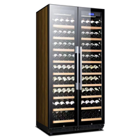 Réfrigérateur à vin monotempérature écologique extensible, vitrine moderne en métal et verre pour spiritueux, idéal pour la maison, l'hôtel et le restaurant