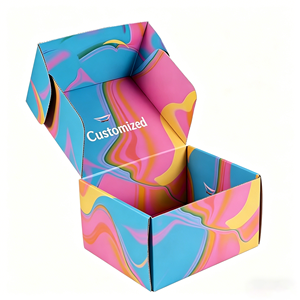 Custom Sponge-Lined Corrugated Board Coated <b>Paper</b> <b>Box</b> Eco Friendly Recycled Paperboard Shipping Packaging <b>Box</b> with Printed Logo - Product Image 1