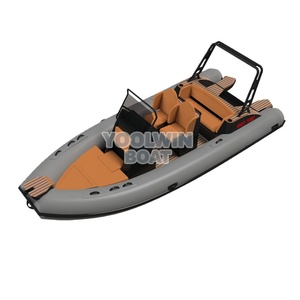 Bateau pneumatique semi-rigide Yoolwin de 5,8 m en Hypalon et aluminium, robuste, pour la pêche et l'activités nautiques - Product Image 6