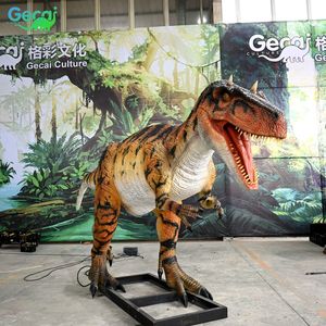 Robot <span class=keywords><strong>Allosaurus</strong></span> khổng lồ thực tế đi bộ tượng khủng long khủng long hoạt hình kích thước thật cho triển lãm công viên chủ đề - Product Image 5