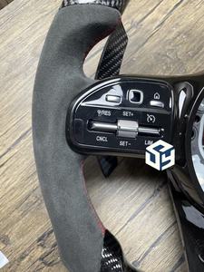 Volant sport en cuir et matériaux de type D pour Mercedes-Benz <span class=keywords><strong>C63s</strong></span> W205 - Product Image 4