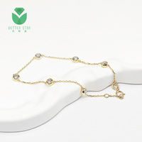 Bracelet de mariée Betterstar haut de gamme en diamant de laboratoire certifié IGI, couleur D, clarté VVS, taille ronde, serti en forme de bulle, fabrication usine