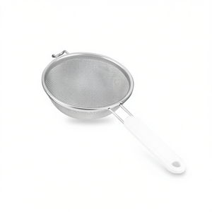 MetalTex Kitchen Sieve Stainless Steel 10cm Fine Mesh <b>Strainer</b> For Baking And Cooking - Product Image 2