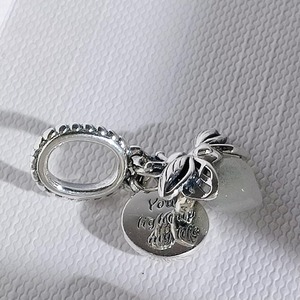 HaYa Unisex Trendy Handmade Delicate Beads 925 Sterling Silver Silver Plated Fashion Night <b>Light</b> Fireflies <b>Rainbow</b> Pendant - Product Image 4