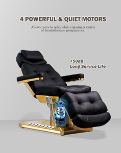 Elektrische massagetafel van salonkwaliteit voor medische esthetische kliniek, gezichtspa, verstelbare schoonheidstherapietafel - Product Image 5