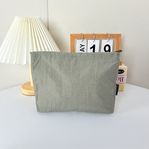 Nueva Bolsa de Maquillaje Impermeable, Moderna, Abierta, de Color Sólido, Bolso de Mano para Mujer, de Gran Capacidad, para Estudiantes, Organizador - Product Image 5