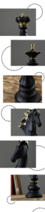 2024 venta al por mayor personalizado diferentes tamaños poliresina pequeño Animal <span class=keywords><strong>caballo</strong></span> corona Imperial estatua arte estatua ornamento - Product Image 3