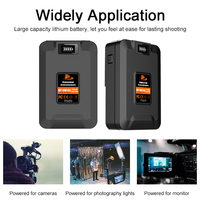 Batterie Li-Ion 74Wh de haute qualité V Lock V Mount avec écran LCD Capacité nominale 5000mAh pour caméscopes et tablettes Sony
