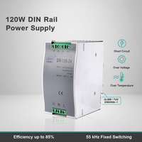 36V 120W Endüstriyel DIN Raylı Güç Kaynağı AC'den DC'ye 5A Dönüştürücü Ekipmanlar için LED Sürücü