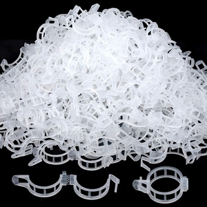 Clips <span class=keywords><strong>de</strong></span> support <span class=keywords><strong>de</strong></span> jardin en PVC blanc/noir, petits, durables, anti-UV, garantie 3 ans pour tomates, poivrons, vignes, treillis suspendus, agriculture - Product Image 4