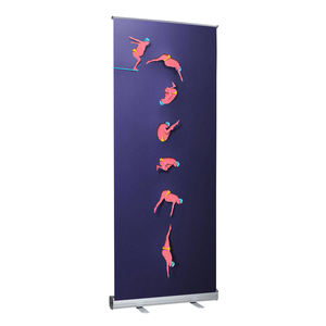 Roll Up Publicidad <span class=keywords><strong>Banner</strong></span> Stand Rollup Standee Aluminio Roll <span class=keywords><strong>Screen</strong></span> Stand Banners retráctiles - Product Image 2