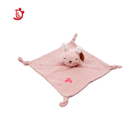 Lindo abrazo Snuggle conejo de peluche de juguete suave cómoda manta de seguridad calmante sensorial ropa de cama para niños producto de regalo